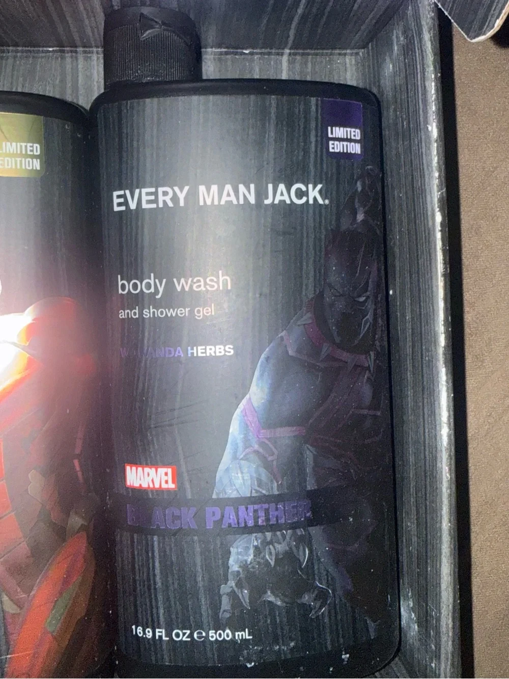 Every Man Jack + Marvel Body Wash Collector’s Edition New with Box